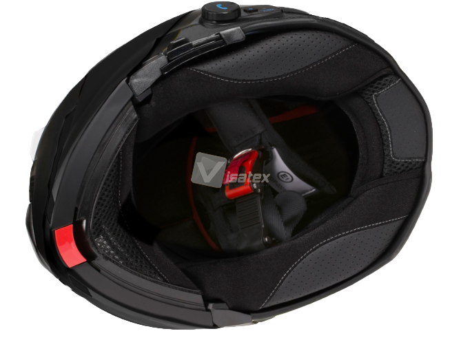 Kask DELTA BLUETOOTH INTERCOM CZARNY - ORIGINE VISATEX - Skutery ...