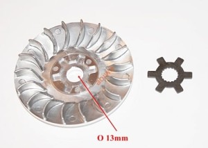 WIATRAK WARIATORA 2T-METALOWY 13MM bez podkładki