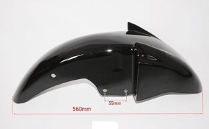 BŁOTNIK PRZÓD PRZEDNI ( GB STREET , ZIPP NEKEN , MANIC , FIGHTER )  CZARNY METALIK