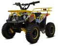 Mini Quad M9E/6 M9/6 Elektryczny - YD 1000W  żółty sticker bomb