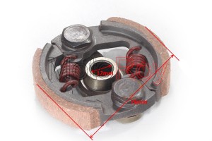 SPRZĘGŁO (SZCZĘKI) MINI POCKETBIKE 2-SZCZĘKOWE - STOŻEK TUNING HB