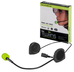 ZESTAW GŁOŚNOMÓWIĄCY INTERCOM BLUETOOTH TWIINS D2