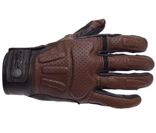 RĘKAWICE MOTOCYKLOWE SKÓRZANE LS2 RUST MAN BROWN