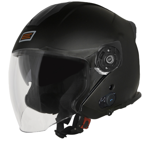 Kask PALIO 2.0 + Bluetooth INTERKOM SOLID Matt Black - ORIGINE