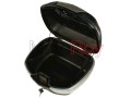 Kufer PREMIUM dwukaskowy srebrno-czarny - Motoroy