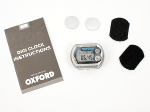 ZEGAREK ELEKTRONICZNY Z TERMOMETREM OXFORD MOCOWANY NA KIEROWNICĘ - Oxford