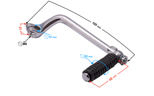 ROZRUCH NOŻNY (KOPKA) DO MOTOROWERU BARTON FIGHTER 1 -MORETTI