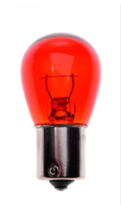ŻARÓWKA LAMPY TYŁ ABIWA 12V 21/5W POMARAŃCZOWA