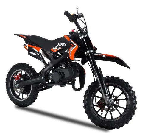 Mini Cross KXD 701A 701 10" pull start - nowy design 2021 (czarny)