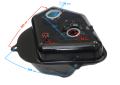 ZBIORNIK BAK PALIWA SKUTER BARTON SCALPEL ZIPP TOPS PLUS + 50CC
