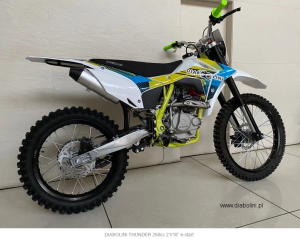 Full cross DIABOLINI Tunder 250cc 21/18" manual E-Start