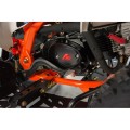 Quad Apollo Avenger 125cc - 8" poamarańczowy