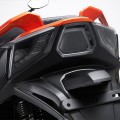 Kymco DT X360 - 360cc - EURO 5 czarno-pomarańczowy lampy tył led