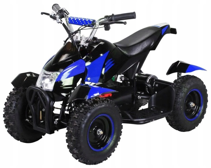 Mini quad Light 6" elektryczny 800W - Kraftwele  niebieski