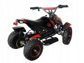 Mini quad Light 6" elektryczny 800W - Kraftwele  czerwony