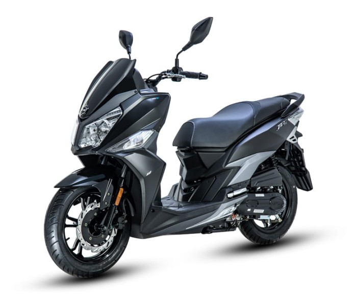 SYM Jet 14 50 - EURO 5 - 50cc - czarny  mat