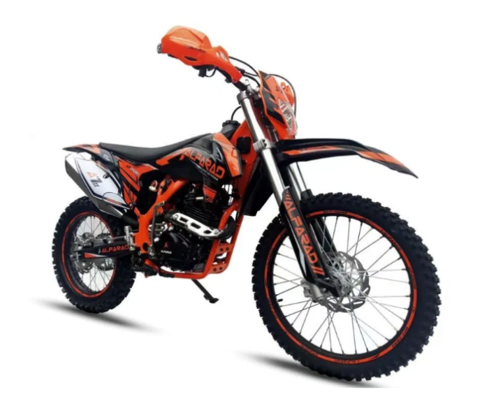 Full Cross ALFARAD A8 300cc A8 21/18" manual E-Start chłodnica olejowa pomarańczowy