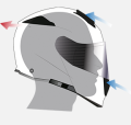 Kask szczękowy DELTA BASIC DIVISION Matt Fluo Red Black ORIGINE