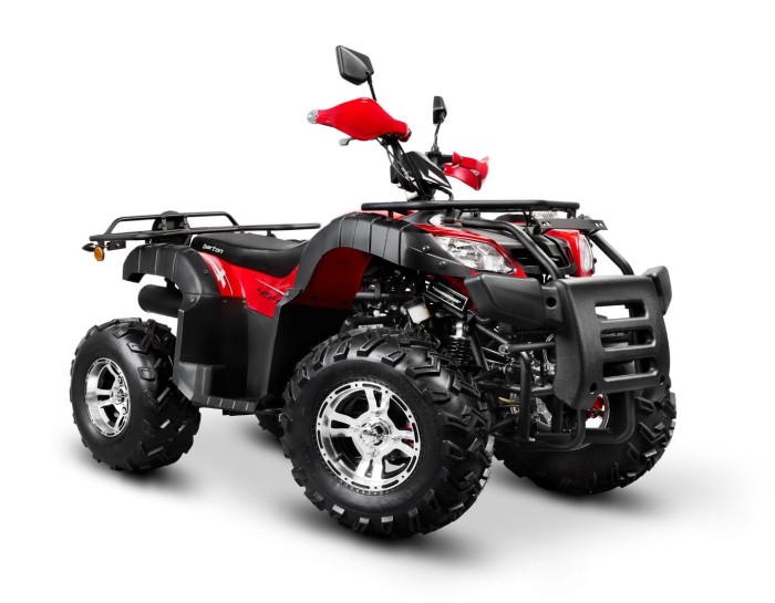 QUAD ATV BARTON ROAD HUNTER BASHAN 200cc Homologacja L7e czerwony