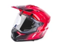 KASK AXXIS WOLF DS VAPOUR D3 czerwony ENDURO + BLENDA enduro