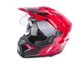 KASK AXXIS WOLF DS VAPOUR D3 czerwony ENDURO + BLENDA enduro