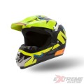 Kask dziecięcy i młodzieżowy Cross XTR125 Limonka - Extremeride