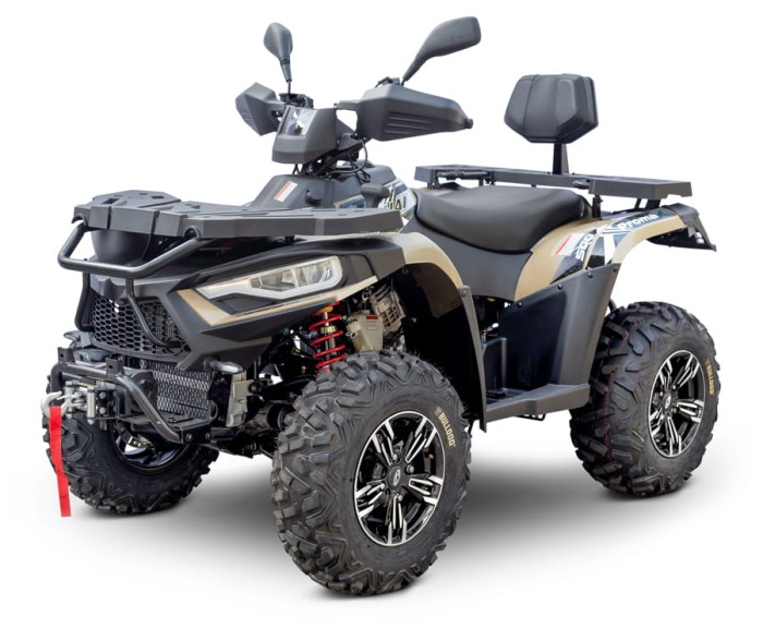 Quad Linhai 570 - 500cc - 4x4 Promax EURO5 - homologacja L7e piaskowy