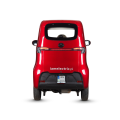 Motorower elektryczny trójkołowy zabudowany NEMO samochod microcar - Iamelectric tył czerwony