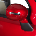 Motorower elektryczny trójkołowy zabudowany NEMO samochod microcar - Iamelectric czerwony lusterko