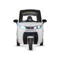 Motorower elektryczny trójkołowy zabudowany ARIEL samochod microcar - Iamelectric BIAŁY