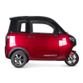 Motorower elektryczny trójkołowy zabudowany ARIEL samochod microcar - Iamelectric czerwony