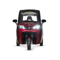 Motorower elektryczny trójkołowy zabudowany ARIEL samochod microcar - Iamelectric czerwony