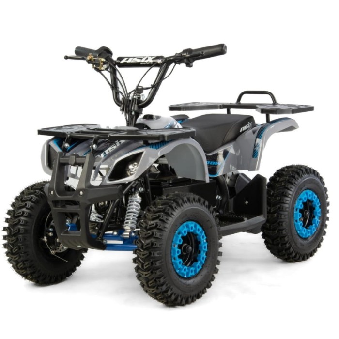 Mini Quad ASIX LIYA M7/6 elektryczny 1000W 6" Wysoka jakość! cementowo-niebieski