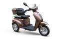 Zipp 3E skuter elektryczny inwalidzki / dla seniorów trójkołowy brązowy