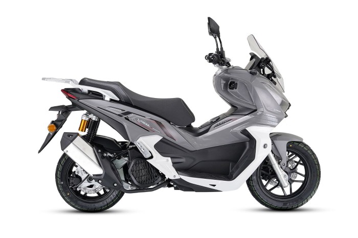Skuter Barton X-trial 125cc - EURO 5 szary