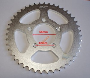 ZĘBATKA TYŁ 428-43 ROMET OGAR 900, FI-54MM