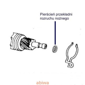 PODKŁADKA PRZEKŁADNI ROZRUCHU NOŻNEGO 4T 139Q-10MM