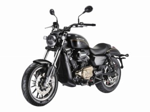 MOTOCYKL QJMOTOR SRV 125V 2 cylindry V ABS Chłodnica CZARNY Nowość  2025