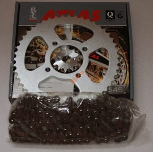 Zestaw napędowy STREET i inne Zębatki 428-12Z, 428-47Z + ŁAŃCUCH 114 ogniw