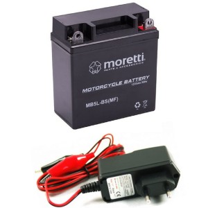AKUMULATOR ŻELOWY YB5L-BS ( MB5L-BS ) 5Ah 12V ŁADOWARKA - Moretti