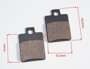 KLOCKI HAMULCA TYŁ ATV 110 (KWADRATOWE)