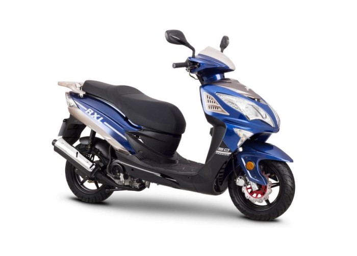 Skuter Romet RLX 50 niebieski