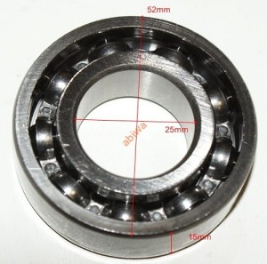 ŁOŻYSKO KULKOWE WAŁU MINARELLI 6205 (52X25X15)