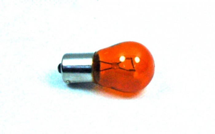 ŻARÓWKA LAMPY TYŁ POMARAŃCZOWA -MORETTI 12V 21W