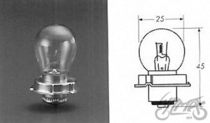 ŻARÓWKA 12V 15W WILMAT