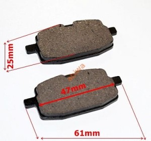 KLOCKI HAMULCA PRZEDNIEGO (WILGA,VAPOR,COLIBER)- TAJWAN