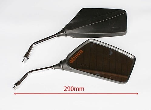 LUSTERKA TRAPEZ MOTOCYKLOWE M10 PRAWY GWINT -ABIWA