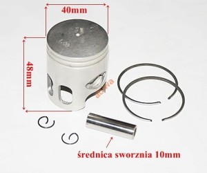 TŁOK 2T KPL. 50CCM (40MM) SW.10MM