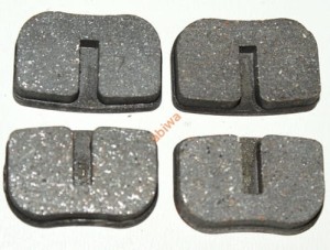 KLOCKI HAMULCOWE POCKET BIKE PRZÓD/TYŁ KPL.- 4SZT.