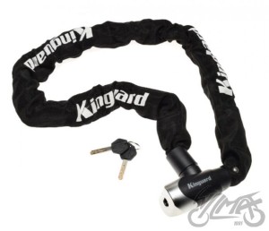 ŁAŃCUCH Z BLOKADĄ 10X10X1200 - srebrna - Kinguard